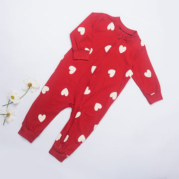 Sweetheart Snuggles Baby Romper