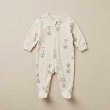 Dreamy Elephant Adventure Baby Romper