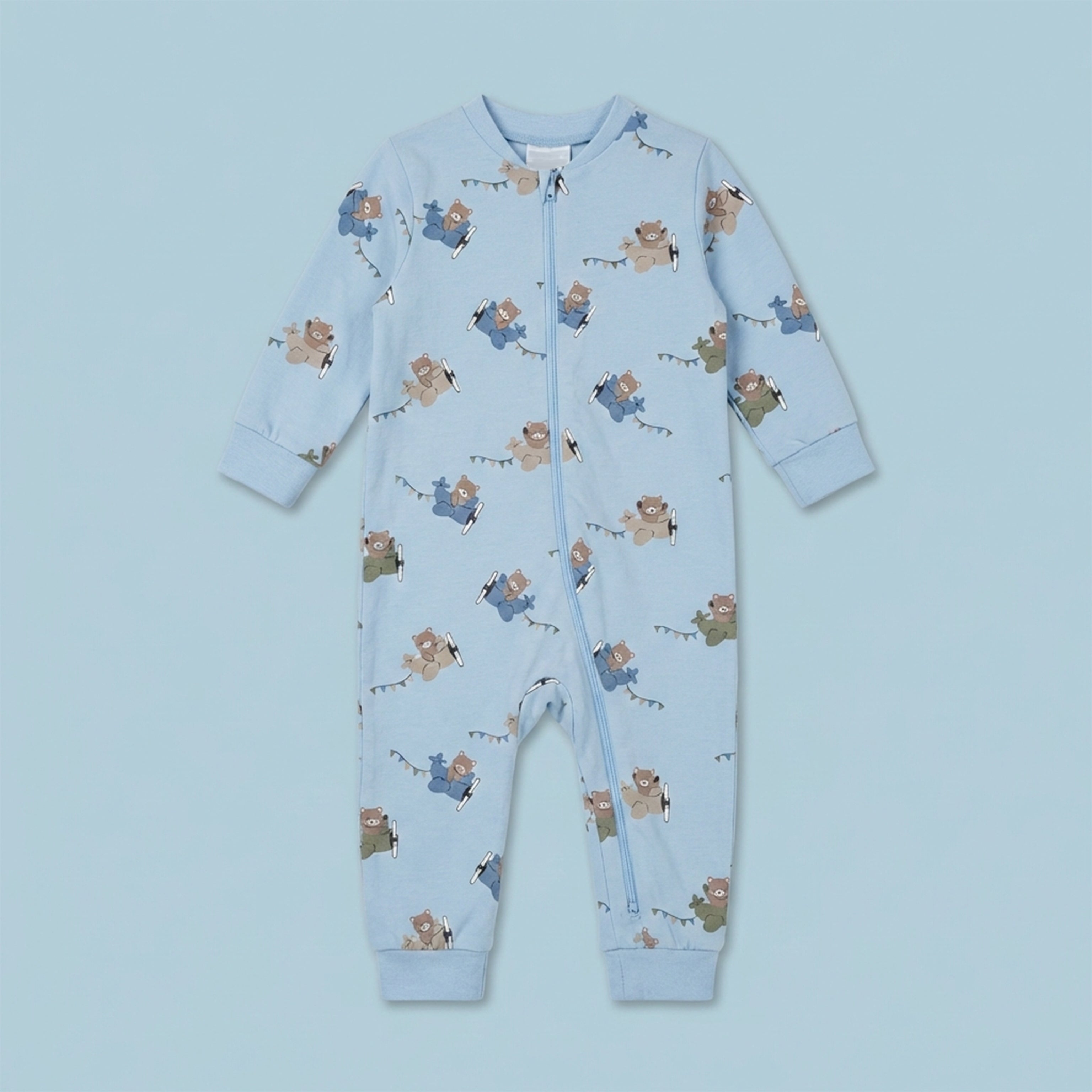 Little Aviators Zip-Up Baby Romper