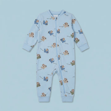 Little Aviators Zip-Up Baby Romper