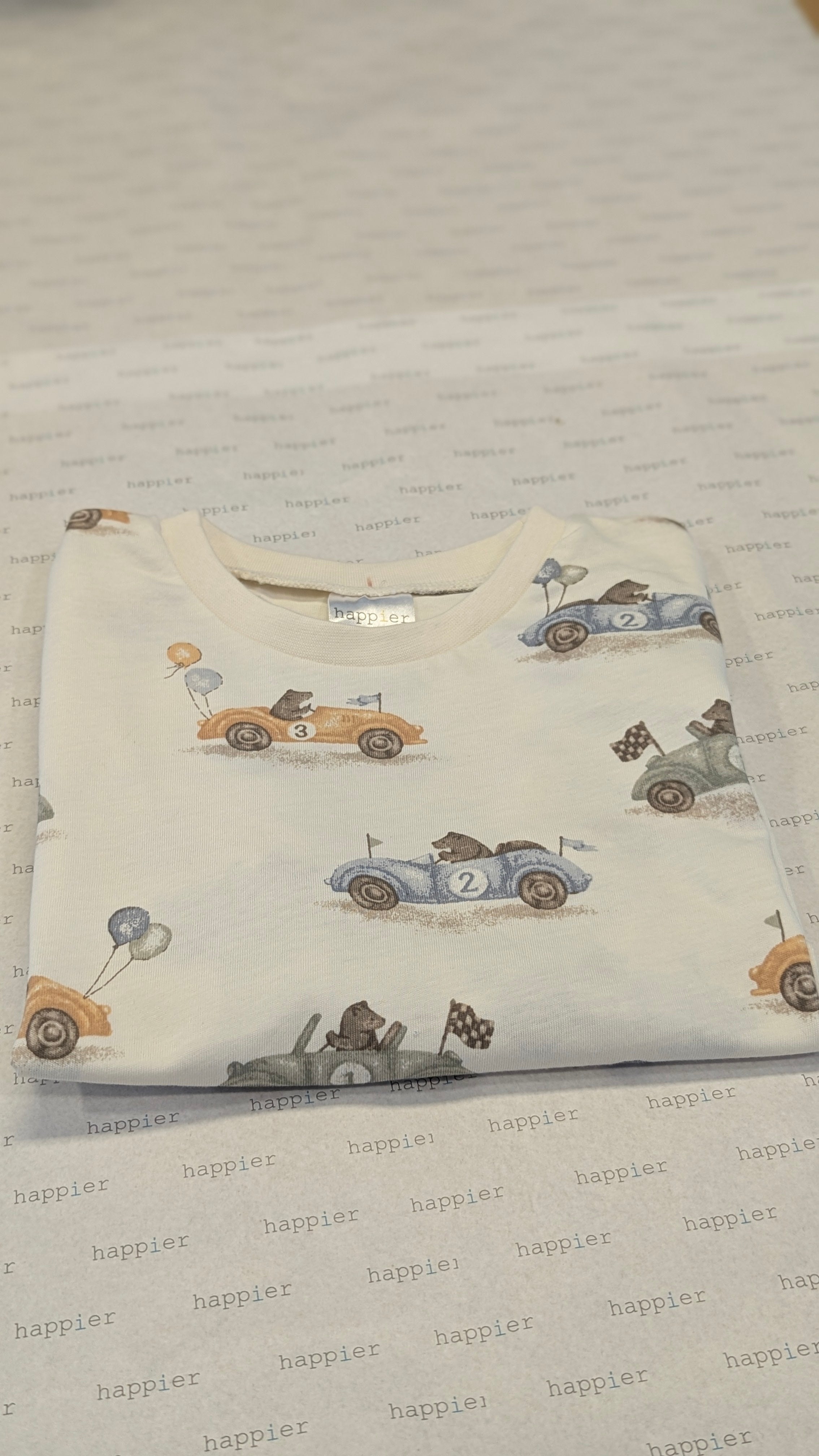Boys Racing Print Full Sleeve T-Shirt