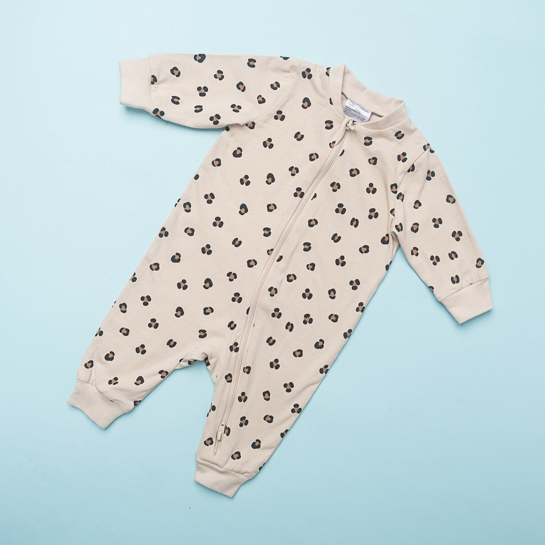 Leopard Love Zip-Up Romper