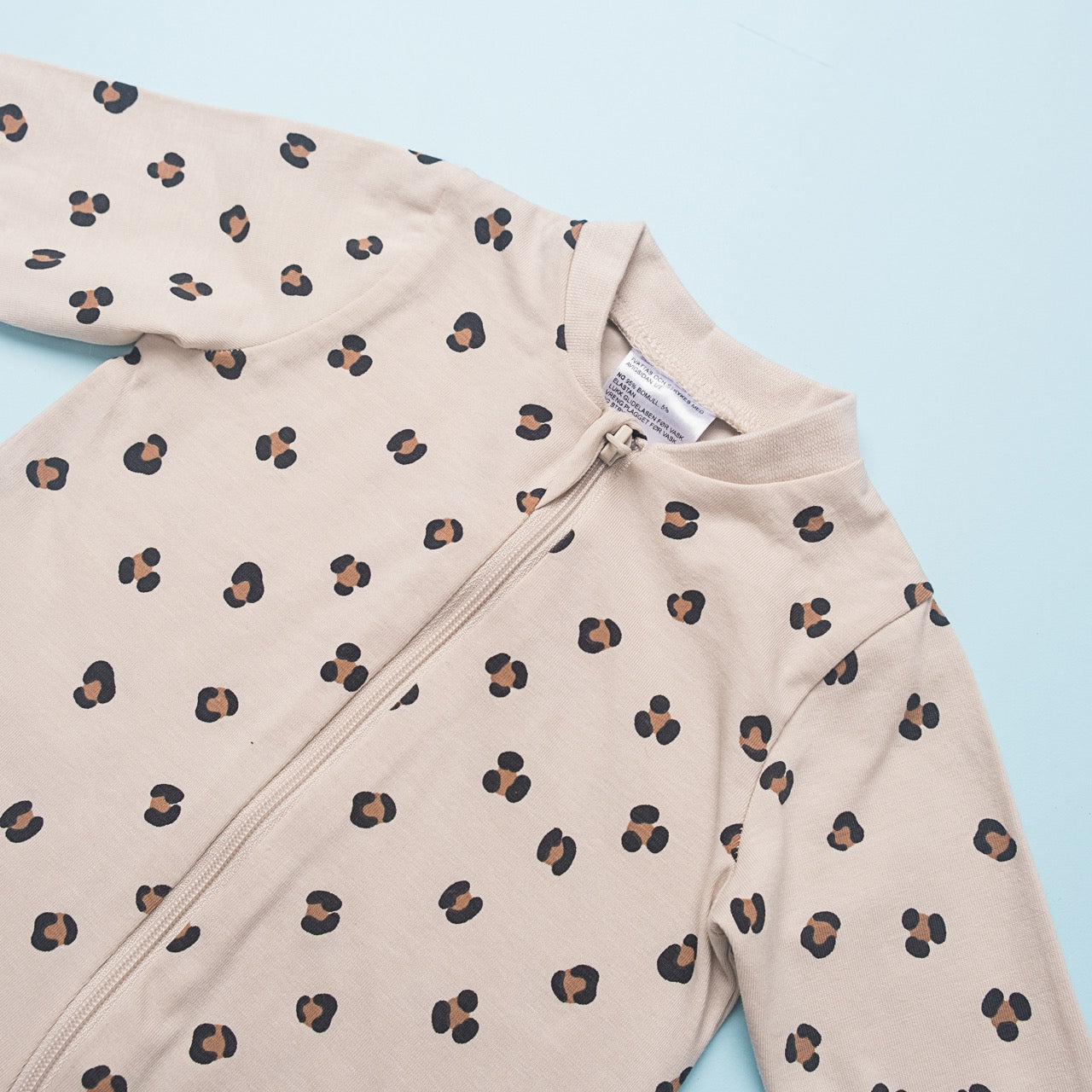 Leopard Love Zip-Up Romper