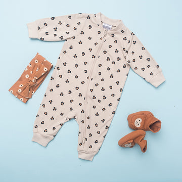 Leopard Love Zip-Up Romper