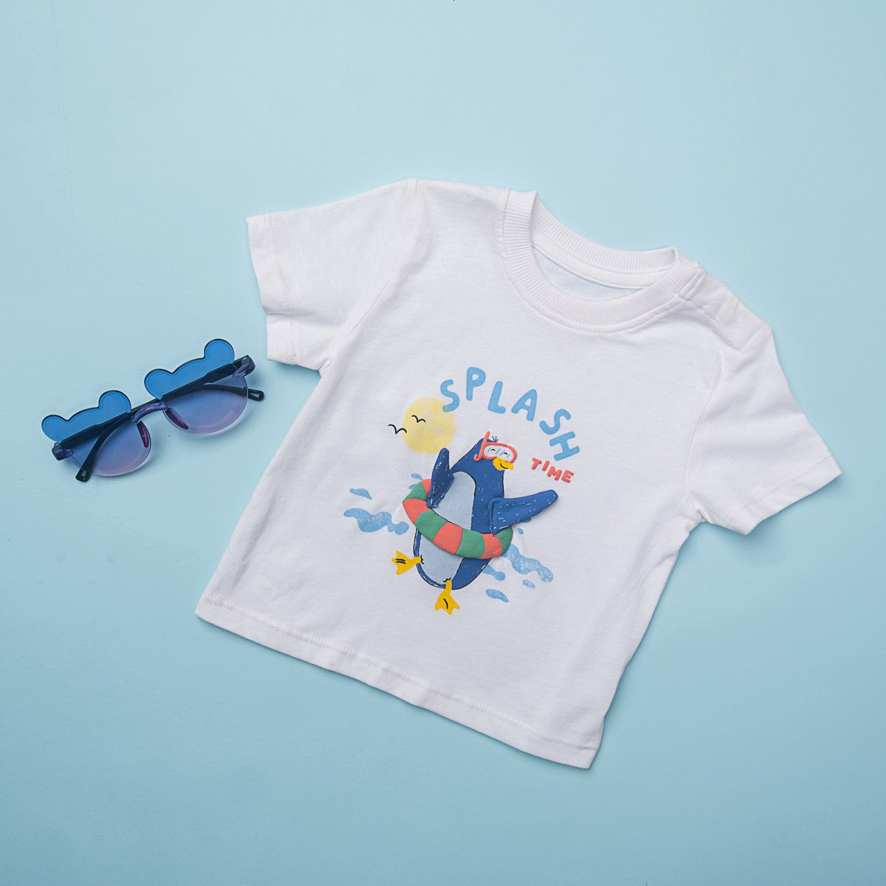 Splash Time Penguin Baby T-Shirt