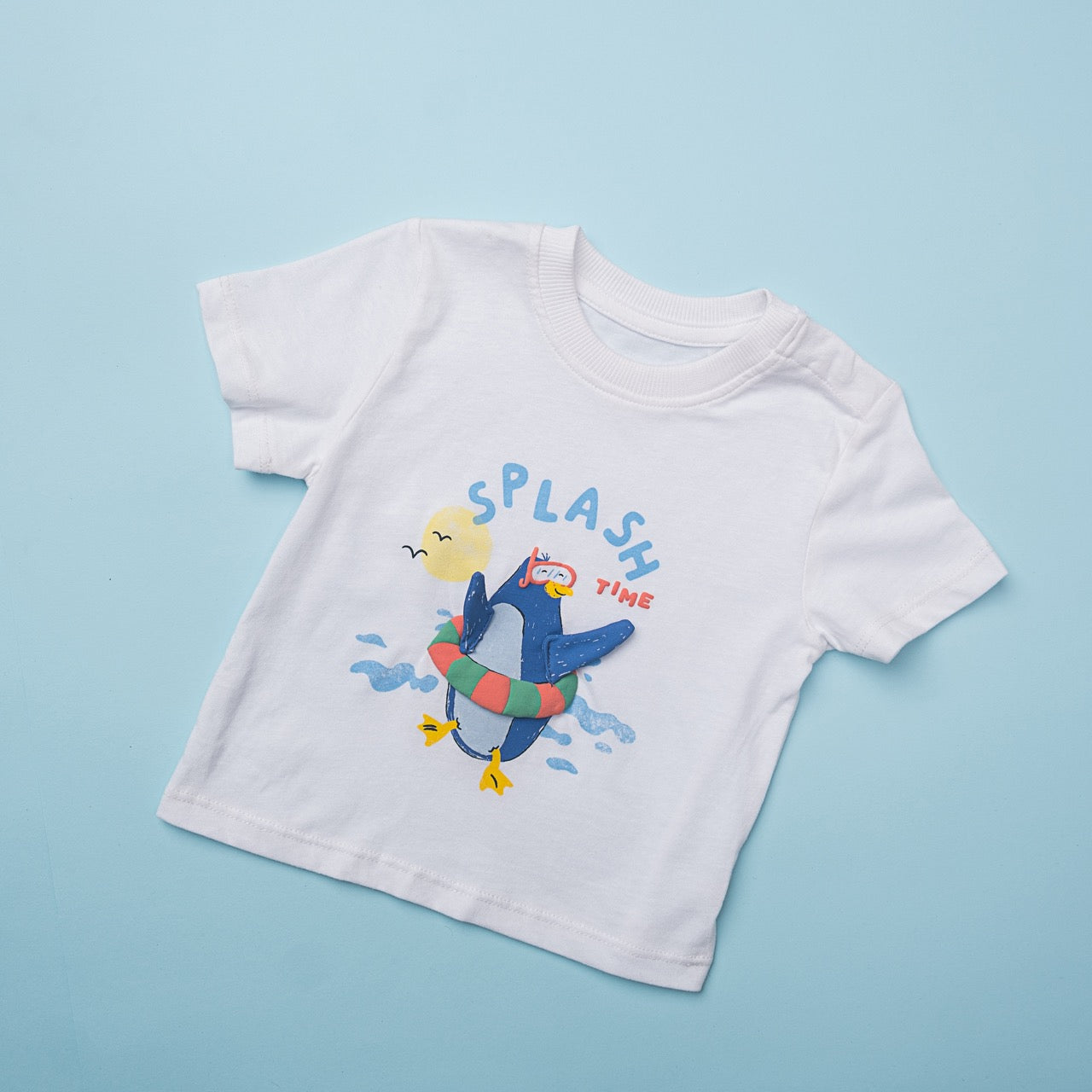 Splash Time Penguin Baby T-Shirt