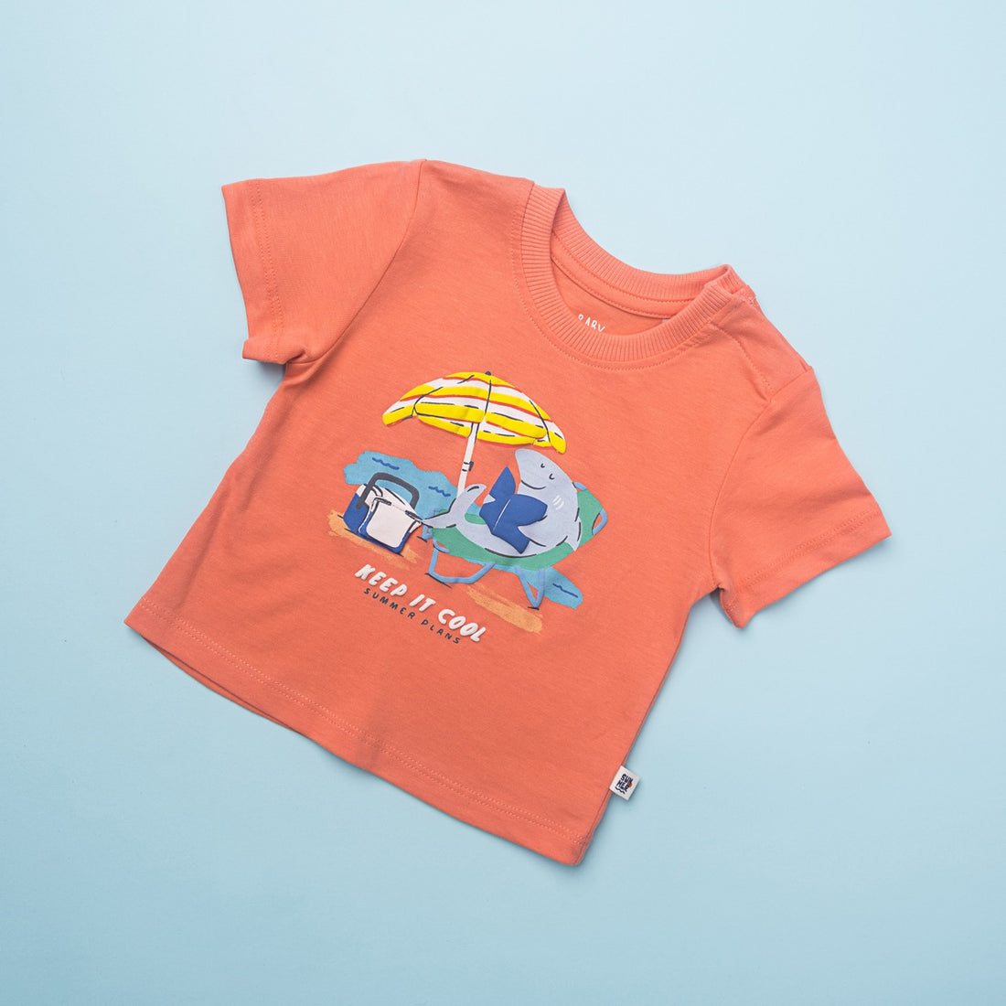 Keep It Cool Shark Beach Baby T-Shirt