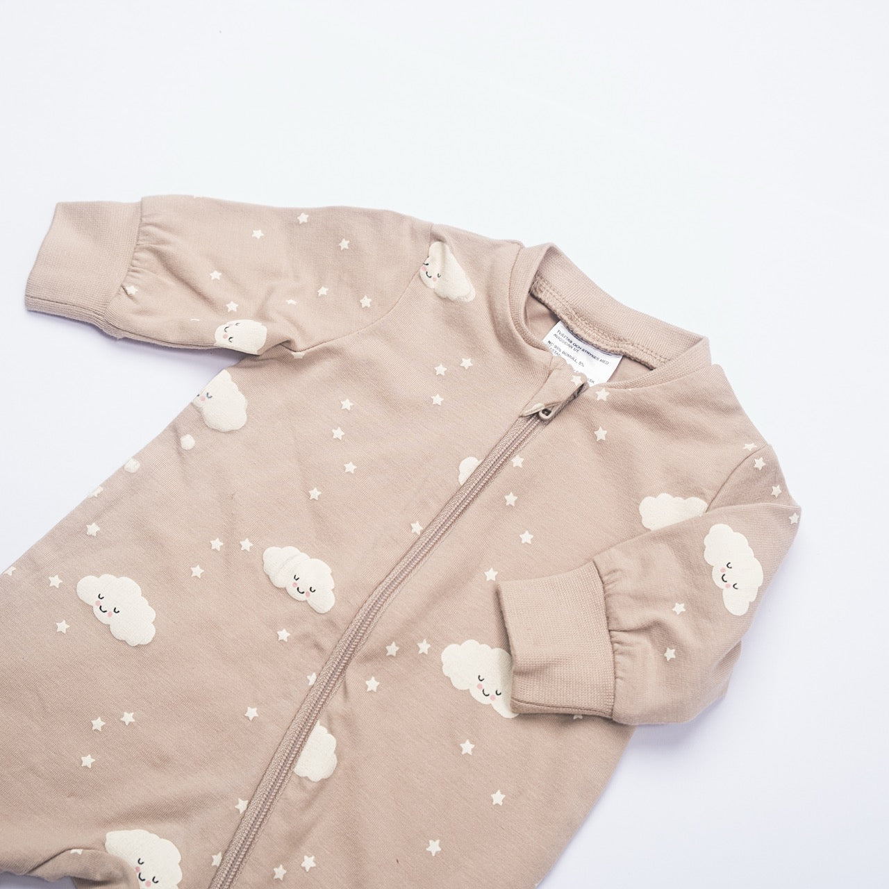 Cloudy Cuddles Footed Baby Romper
